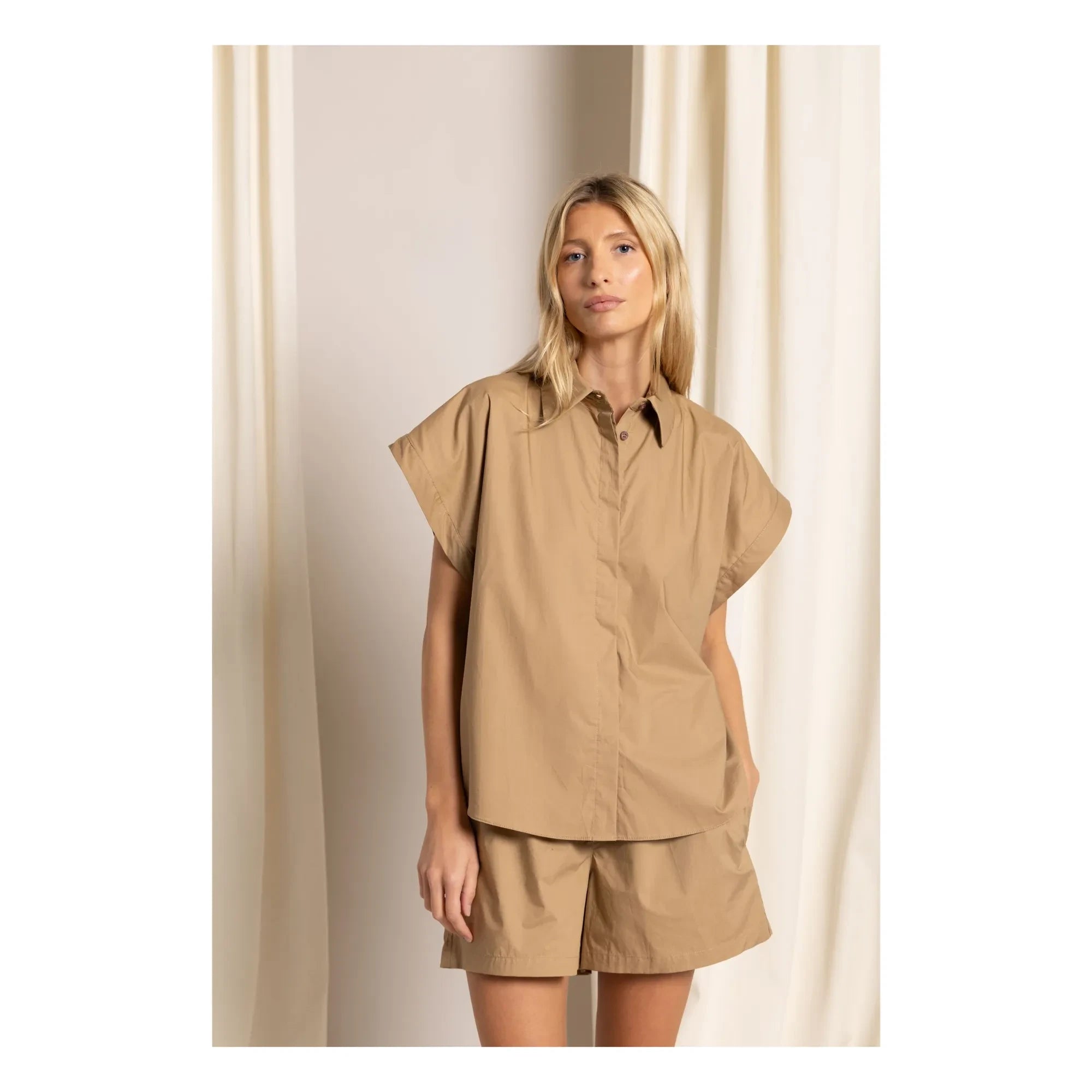 Smallable Woman - Sora shorts | Iced brown