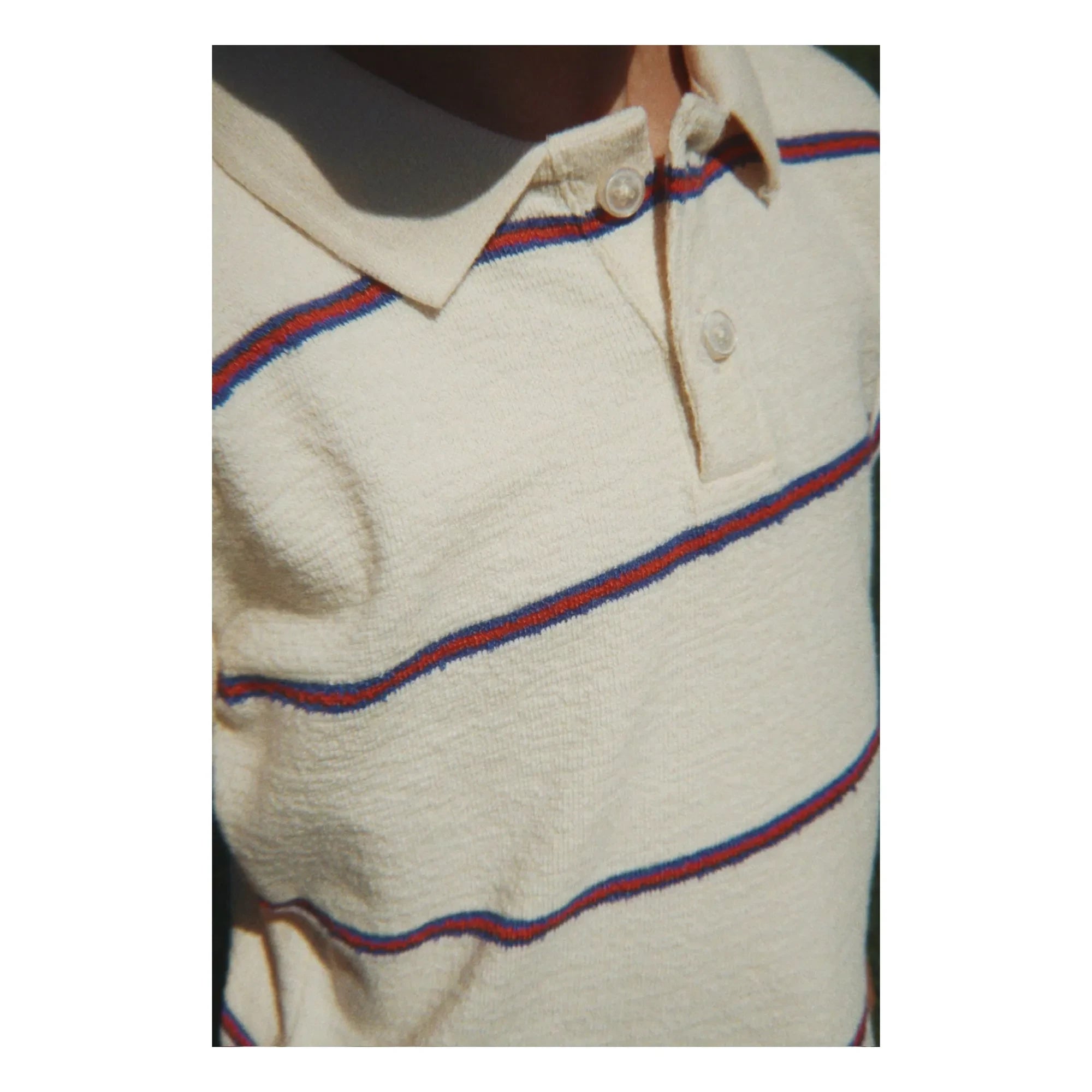 Konges Sløjd - Striped Organic Cotton Polo Trio | Beige