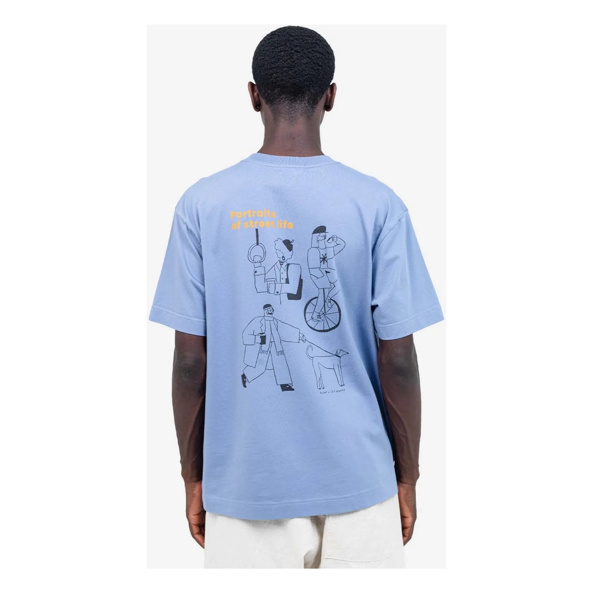 Olow - People T-shirt | Azure mavi