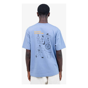 Olow - People T-shirt | Azure mavi
