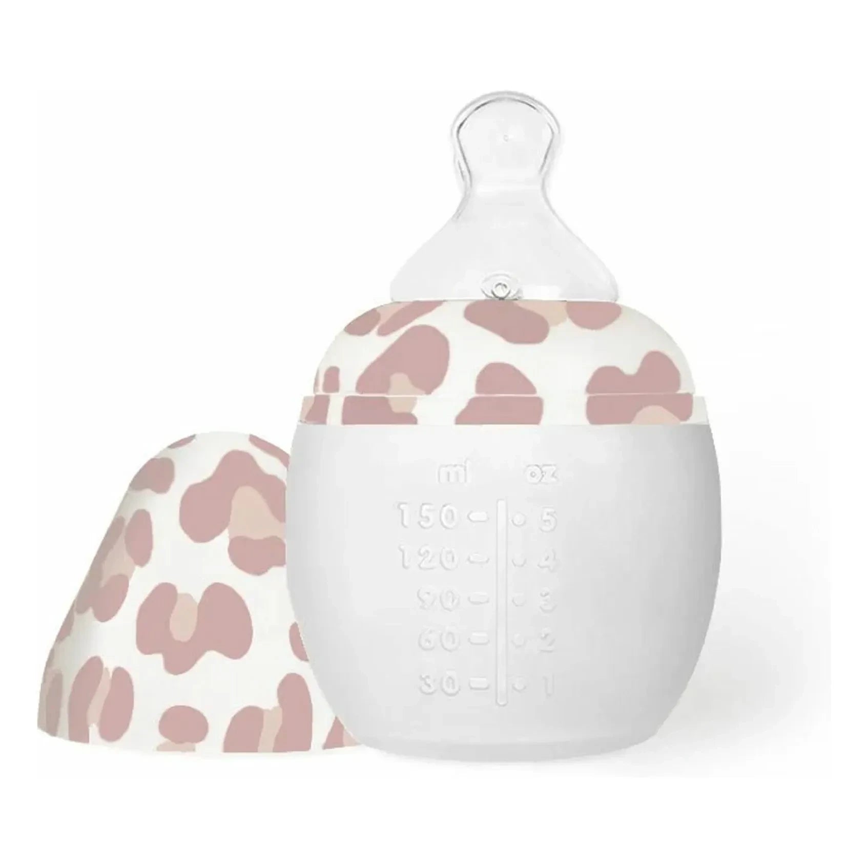 Elhée - Graouu Medical Silicone Baby Bottle and Physiological Pacifier | Light Pink