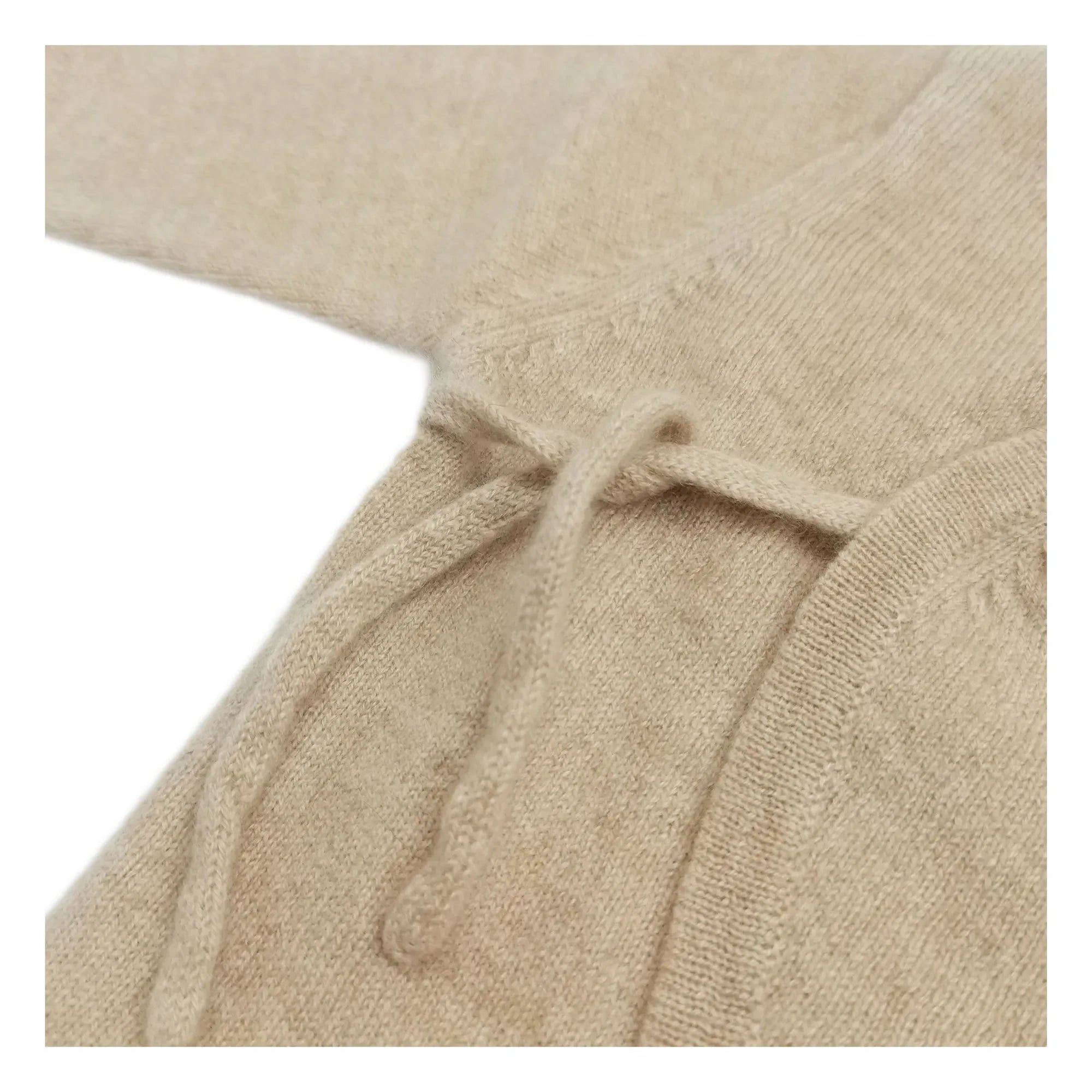 My Little Freckle - Baby Grow Organic Cashmere Romper | Caramel