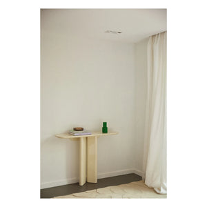 Gabrielle Paris - Lake Polished Wooden Console | Cream