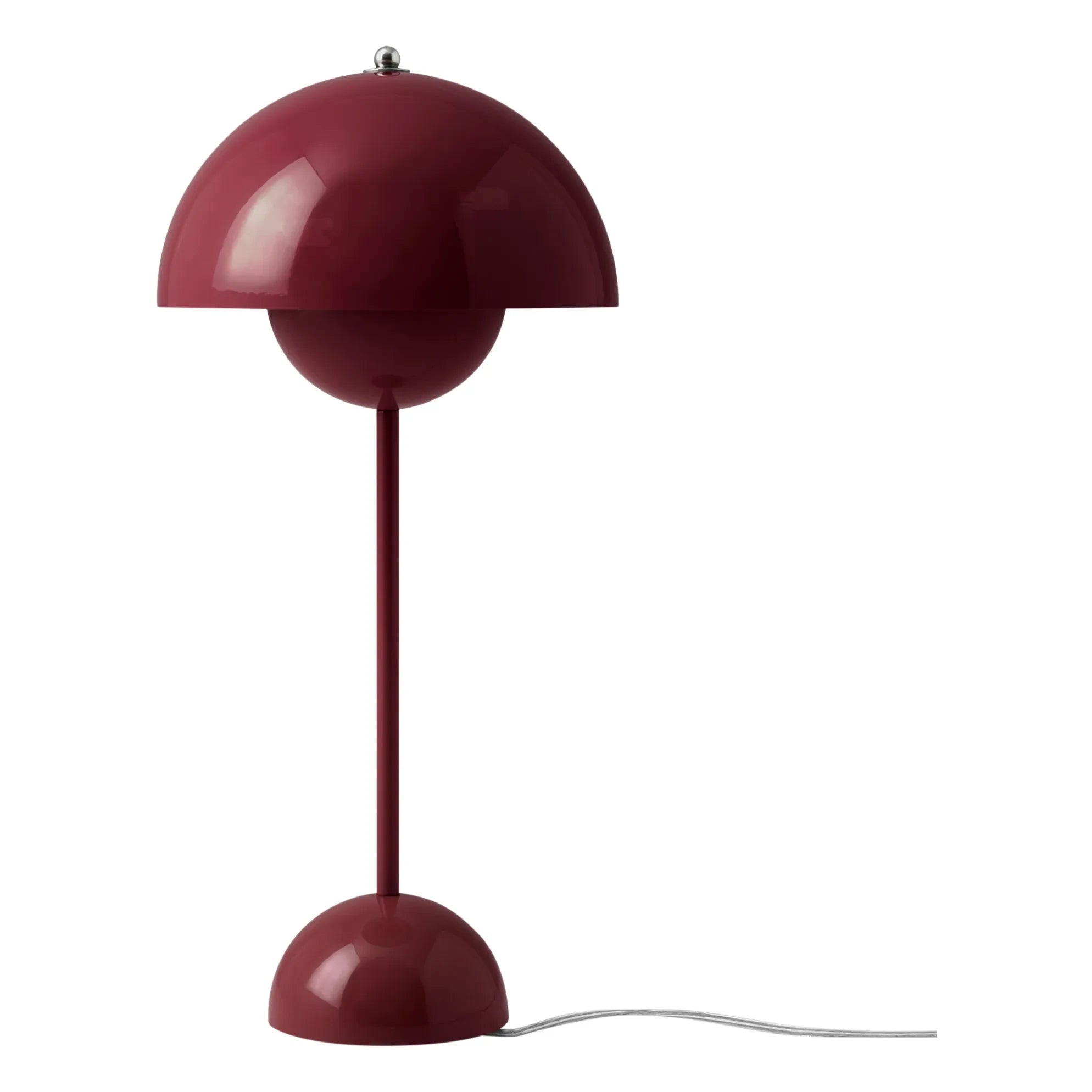 & Tradition - VP3 Flowerpot Table Lamp - Verner Panton, 1969 | Plum