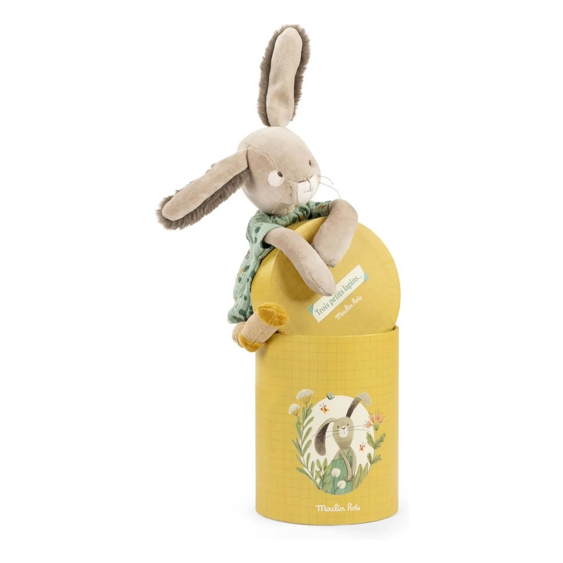 Moulin Roty - Sage tavşan peluş - Trois petits lapins