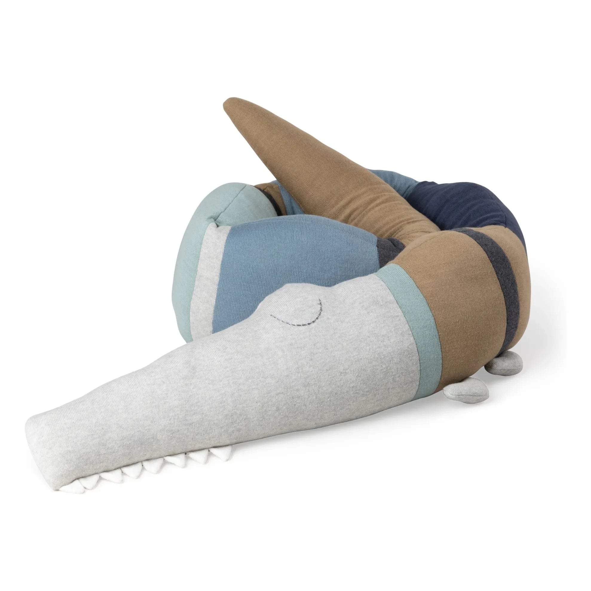 Sebra - Crocodile Pillow | Blue