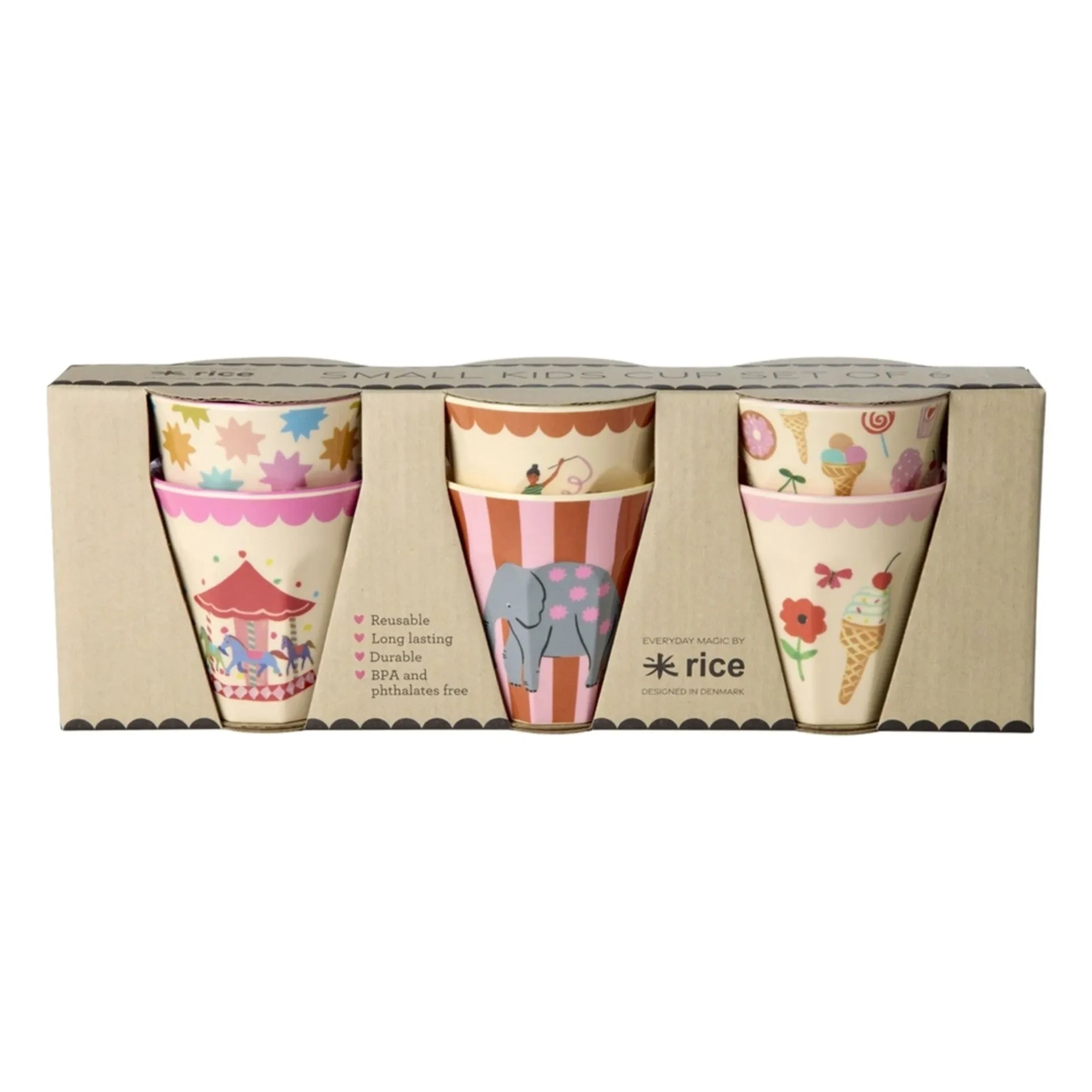 Rice - Fun Fair Cups - Set of 6