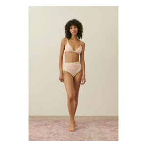 Louise Misha - Vasalia Recycled Fiber Swimsuit Top - Women's Collection | Yellow
