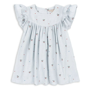 Konges Sløjd - Coco Cerises Organic Cotton Dress | Light blue