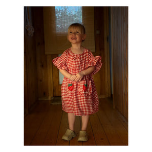 SISSEL EDELBO - Ohio Vichy Dress - Kids Collection | Red