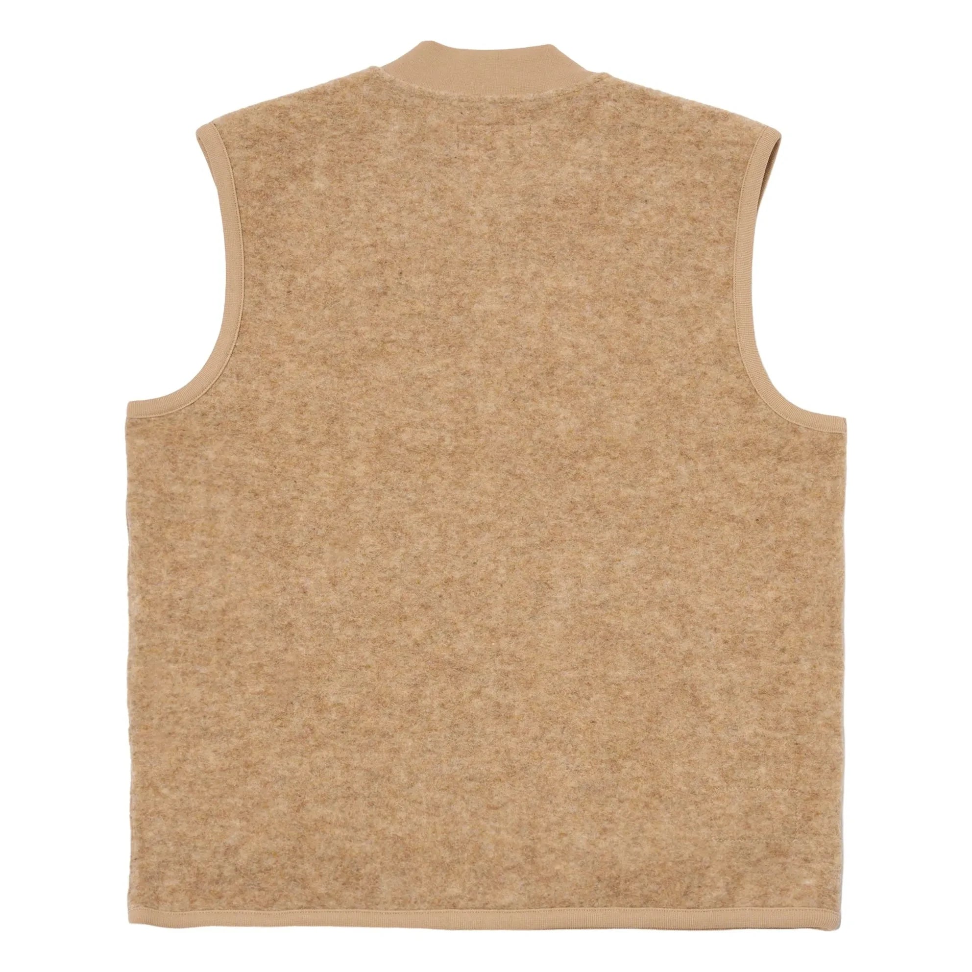 Universal Works - Sleeveless Zip-Up Vest | Brown