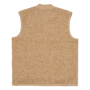 Universal Works - Sleeveless Zip-Up Vest | Brown