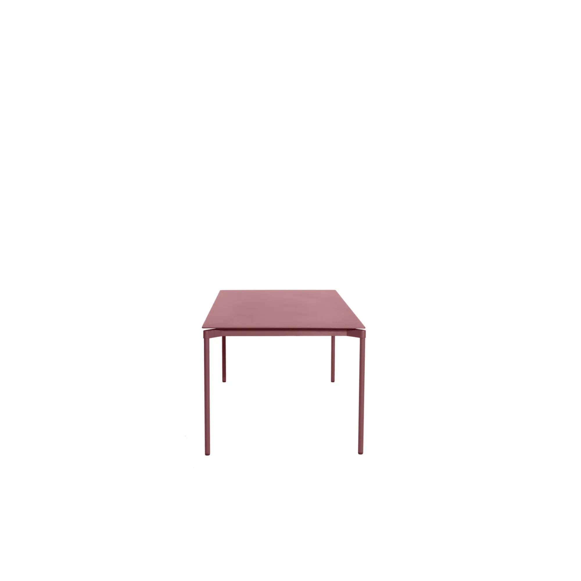 Petite friture - Fromme Rectangular Outdoor Table - Seats 8 | Red Brown