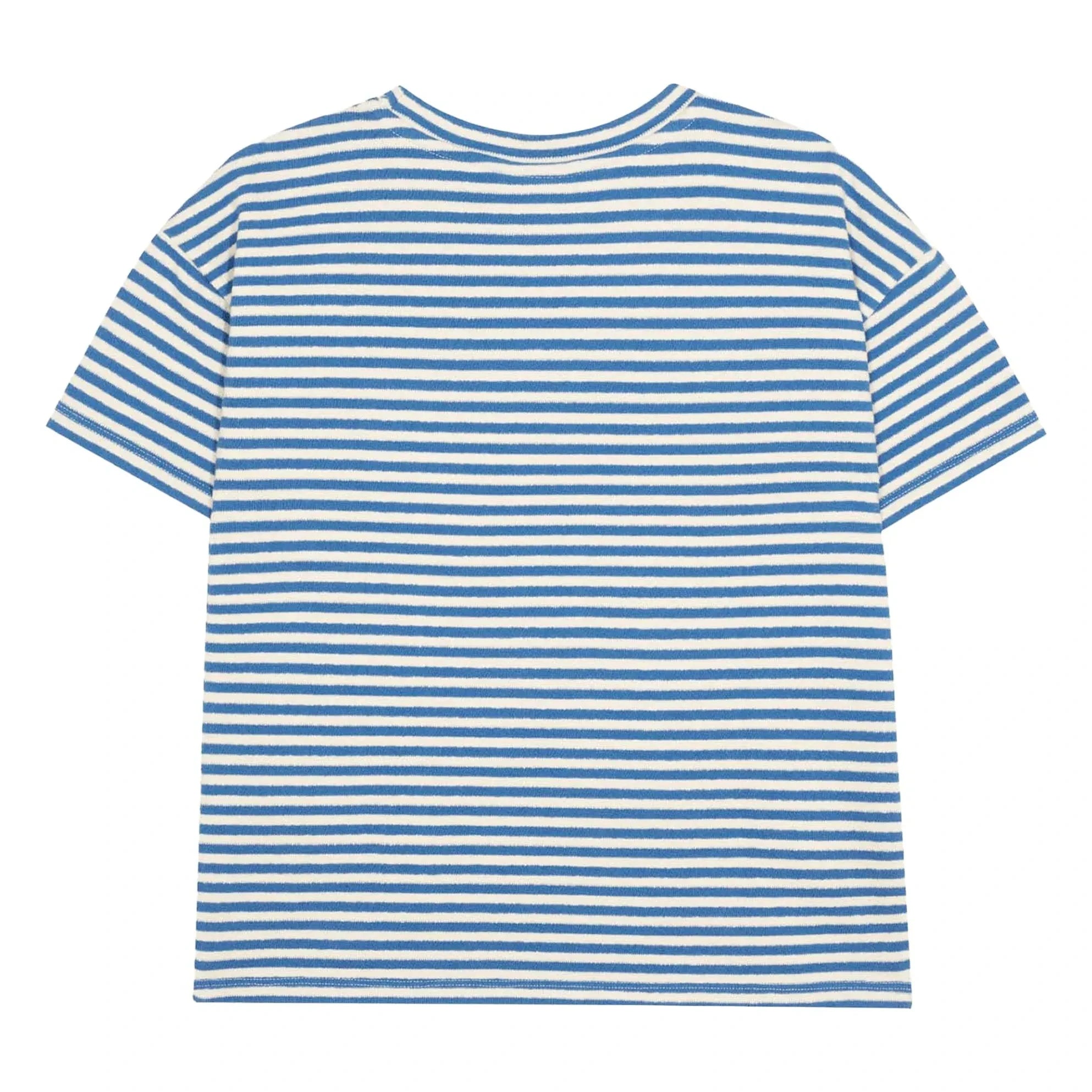 The Campamento - Oversized Striped T-Shirt | Blue