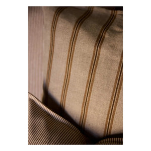 Gabrielle Paris - Striped Pillowcase | Brown