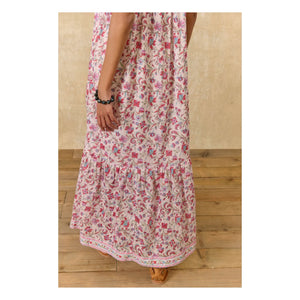 Louise Misha - Marcelette organic cotton dress | Pink