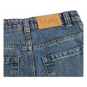 Molo - Alphie Denim Organik Pamuk Bermuda Şort | Mavi