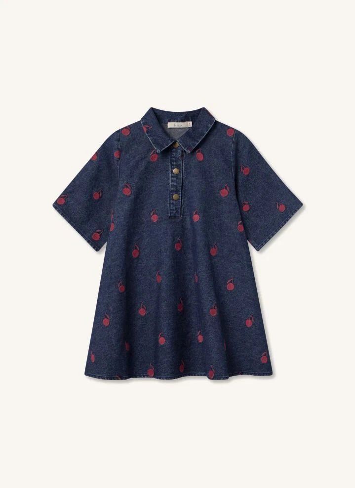 Fliink - Donna Denim Dress | Dark Blue