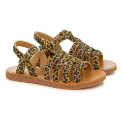 Pom d'Api - Plagette Cross-Strap Sandals | Leopard