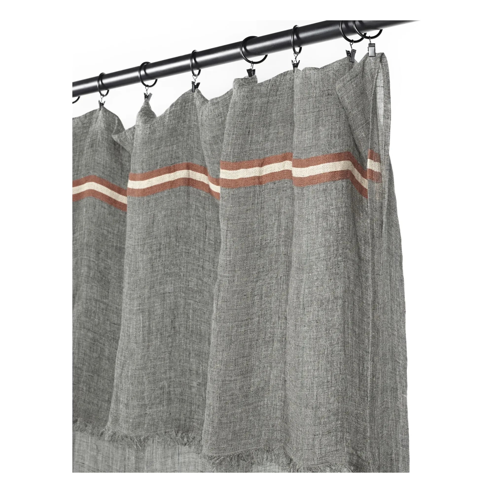 Libeco - Arlo Linen Curtain | Charcoal