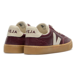 Veja - Volley Leather Lace-Up Sneakers | Burgundy