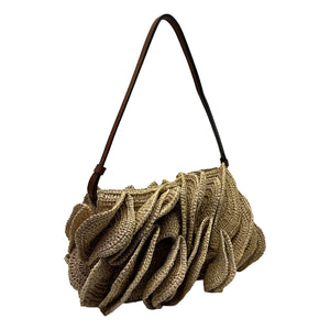 Farm Rio - Flower Raphia Bag | Beige