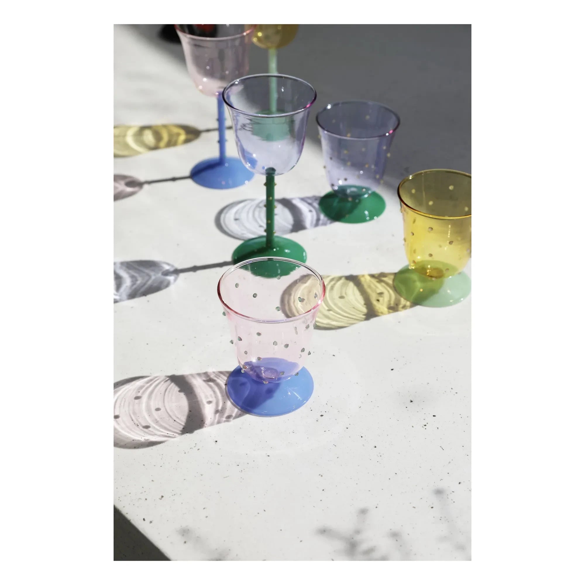 &Klevering - Dot Cups - Set of 2 | Yellow