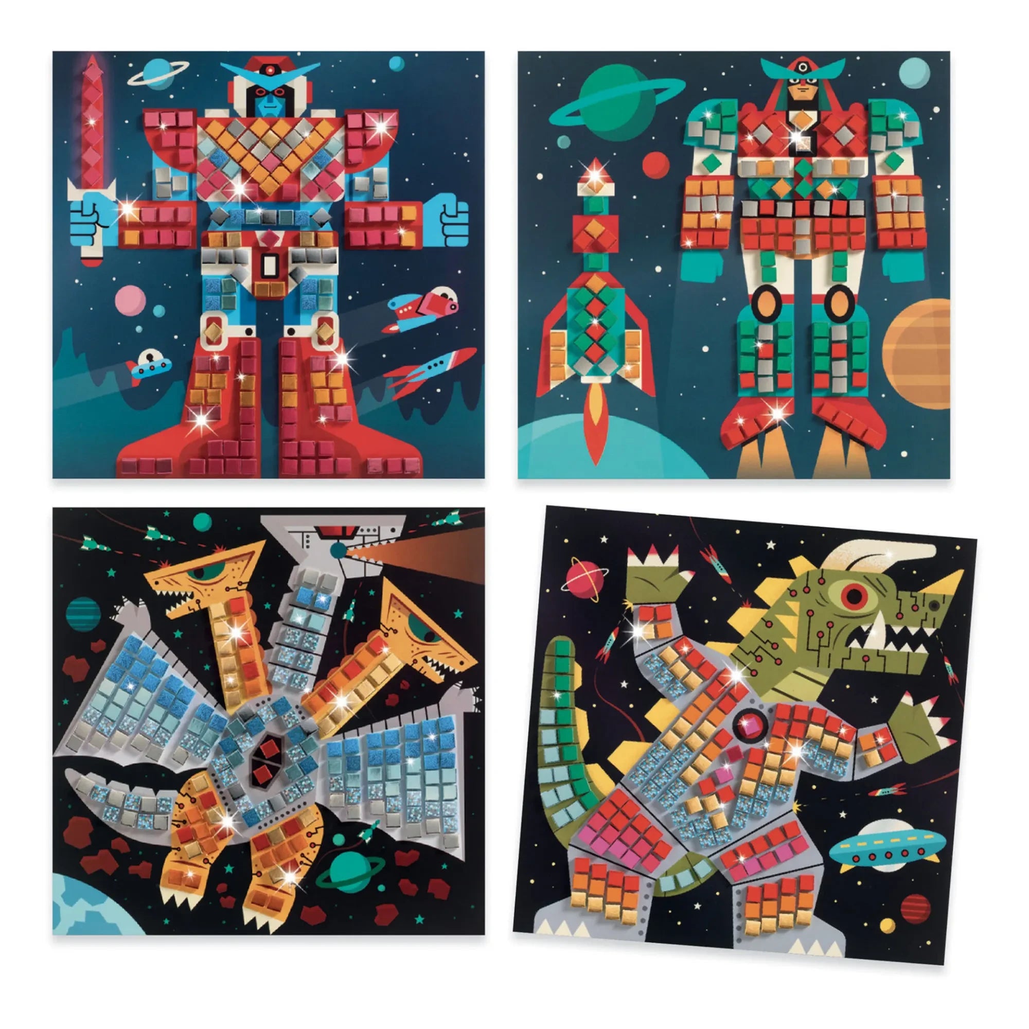 Djeco - Space War Collage Activity