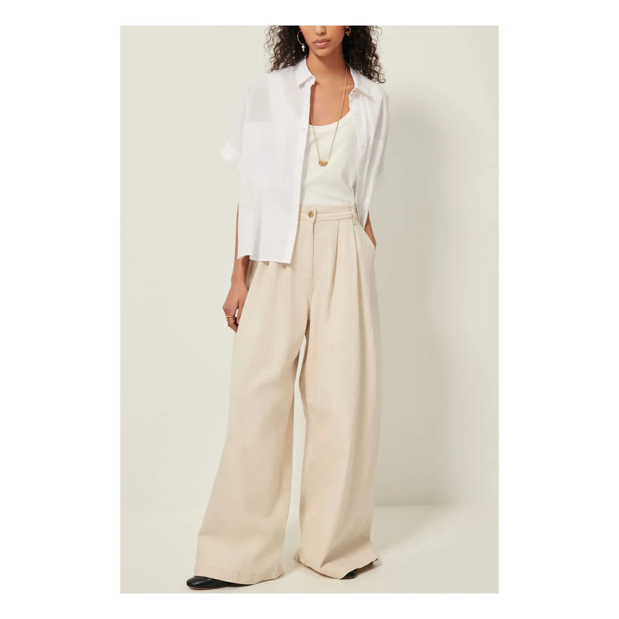 Sessùn - Dellord Cotton Shirt | White