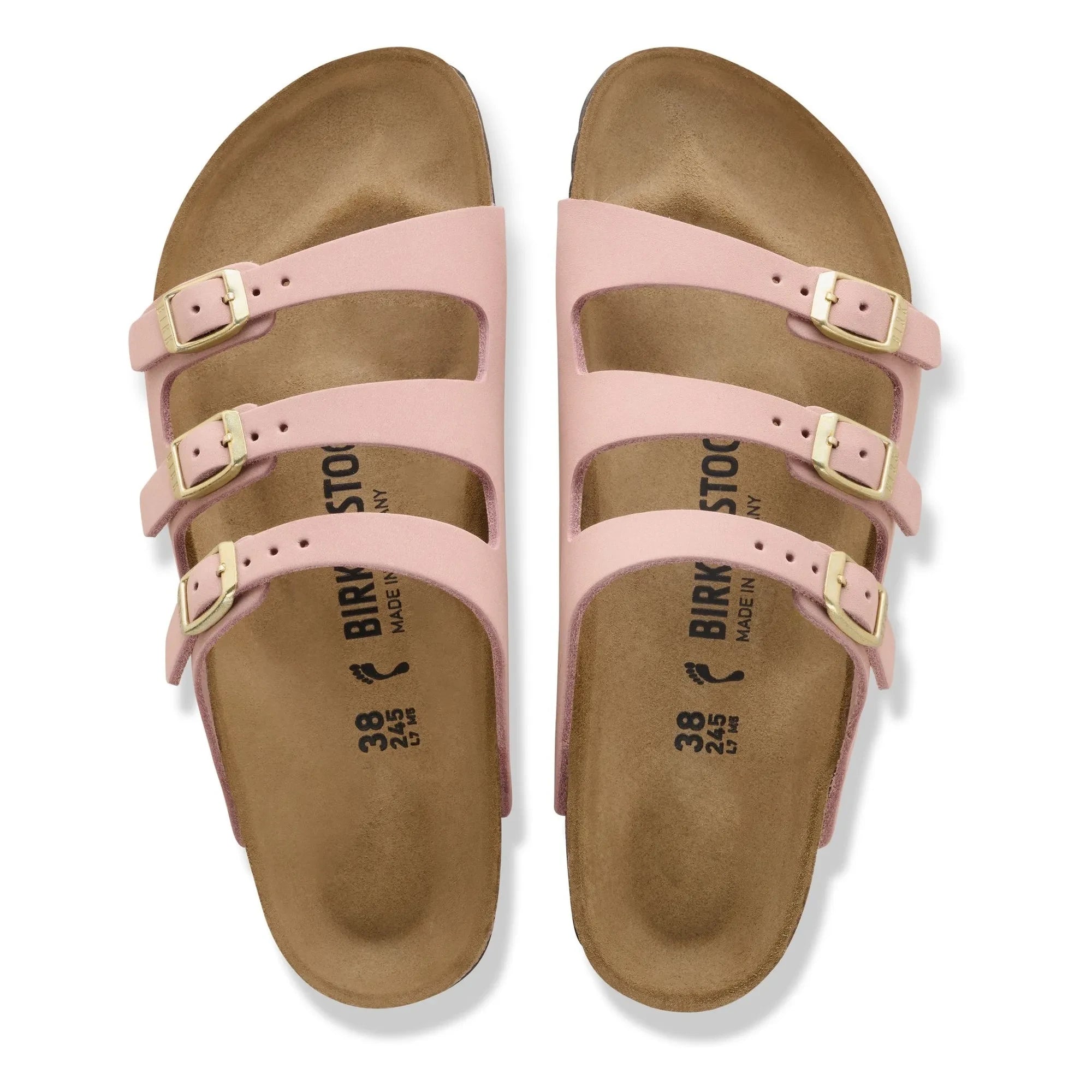 BIRKENSTOCK - Florida Fresh Nubuck Leather Sandals | Pink