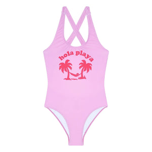 Hundred Pieces - Bay Backswimmer Swimsuit | Light Pink
