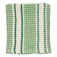 Madam Stoltz - Waffle weave guest towel | Green