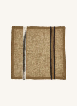 Libeco - Striped Table Napkin | Beige