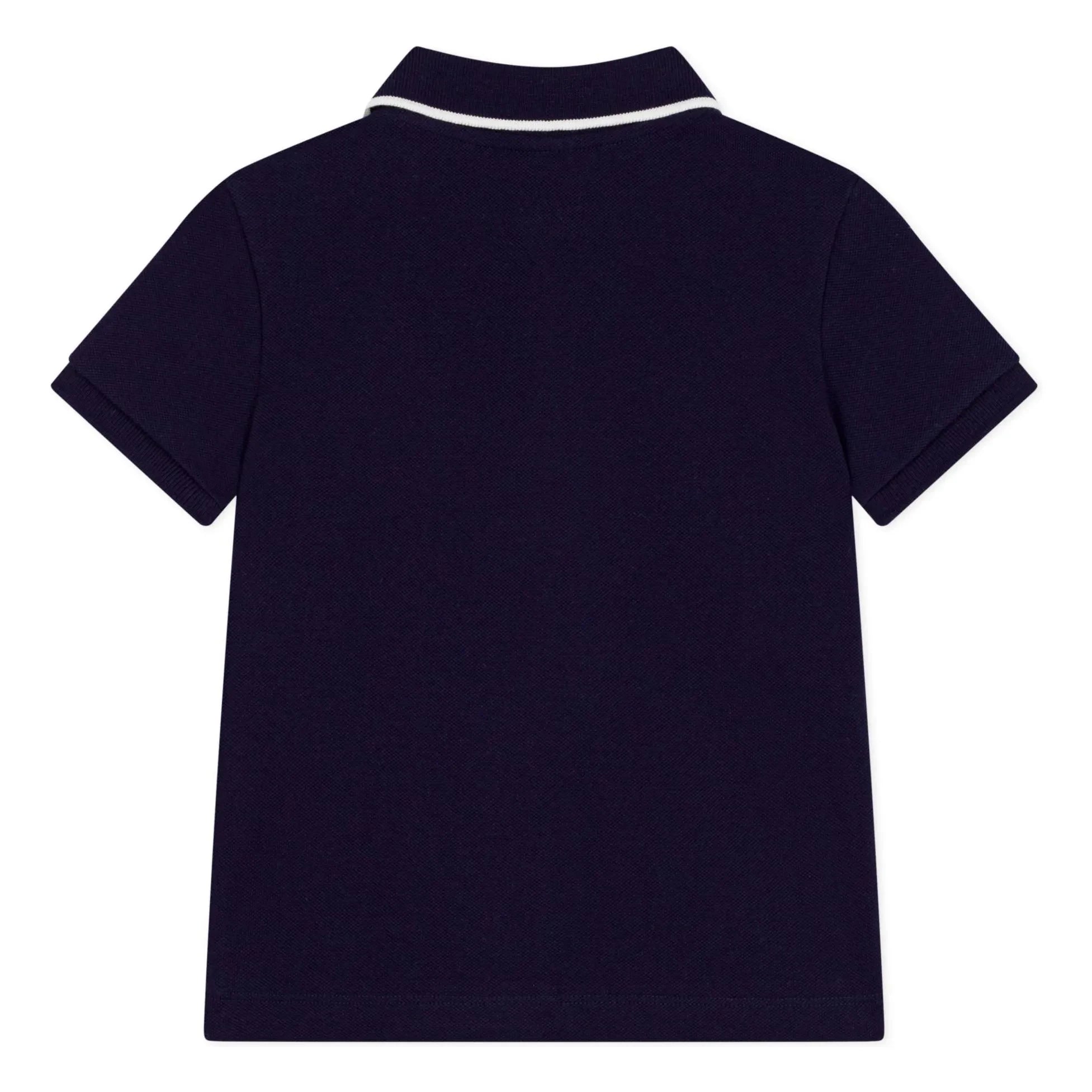 Petit Bateau - Organic Cotton Polo T-Shirt | Navy Blue