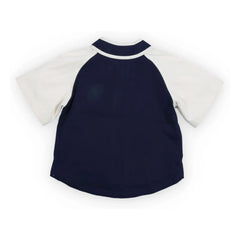 the new society - Gorse Baseball T-Shirt | Navy Blue