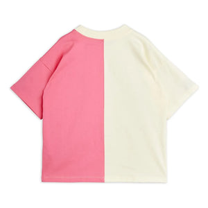 Mini Rodini - Split T-shirt Organic cotton | Pink