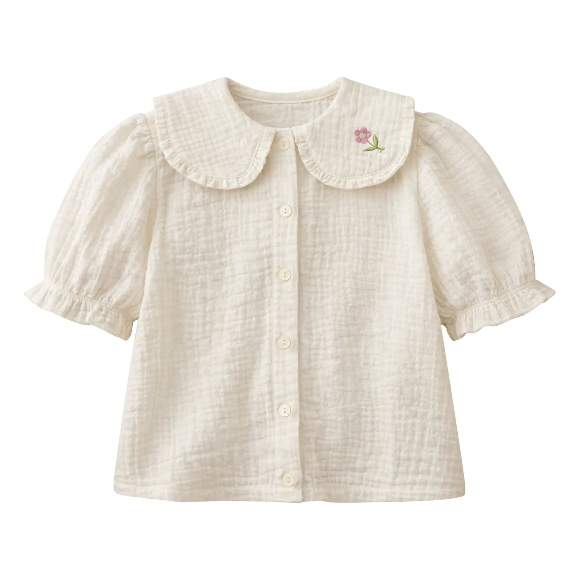 Lililotte - Paloma Blues Organic Cotton Gazlı Beige | Ekru