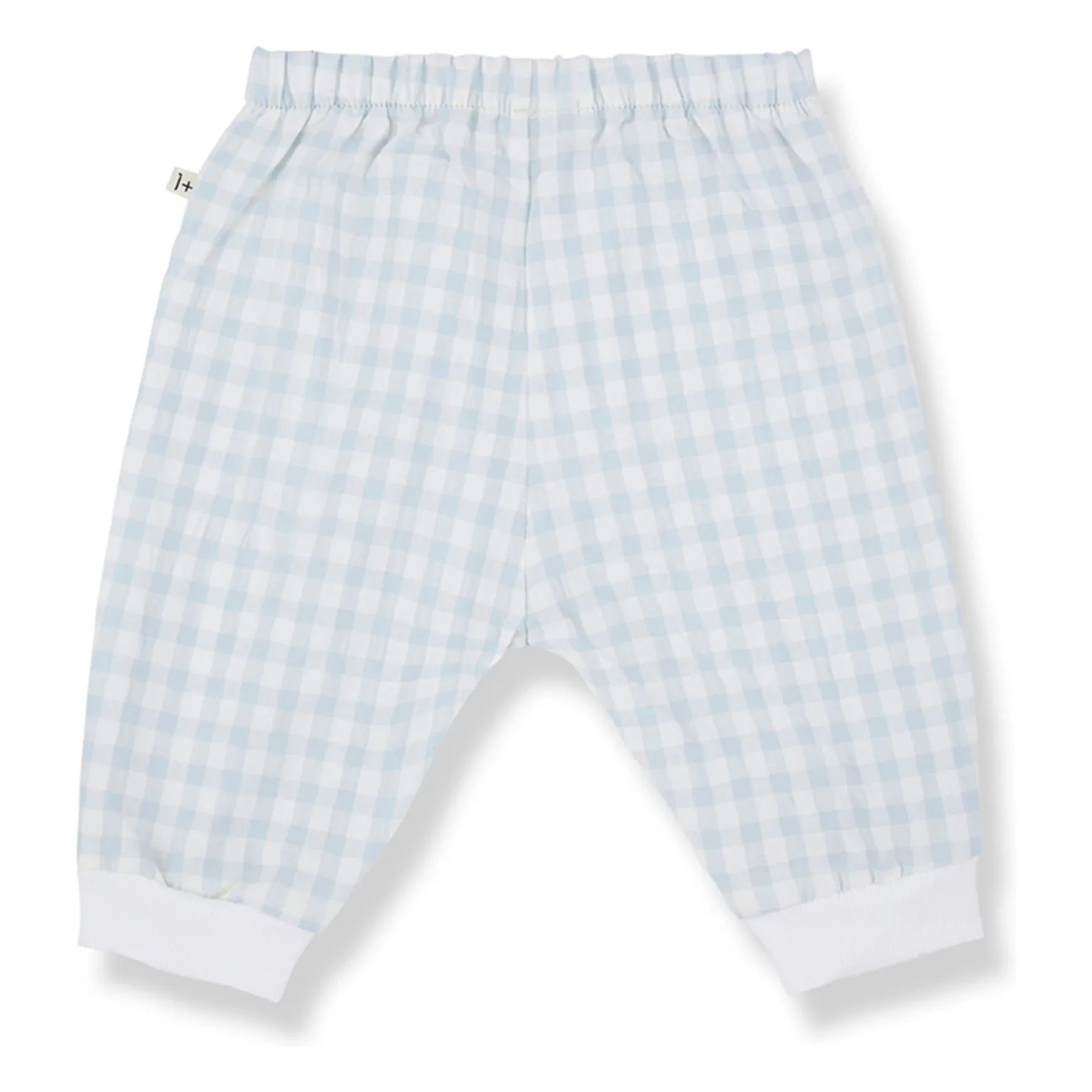 1+ in the Family - Karpathos Vichy Seersucker Pants | Light Blue