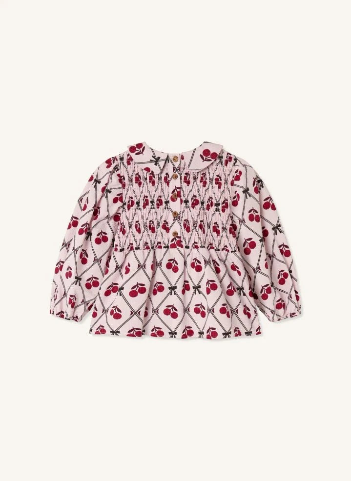 Fliink - Winter Cherries Gipeli Blouse | Pink
