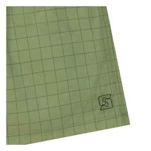 Smallable Man - Dante Checked Swim Shorts | Khaki