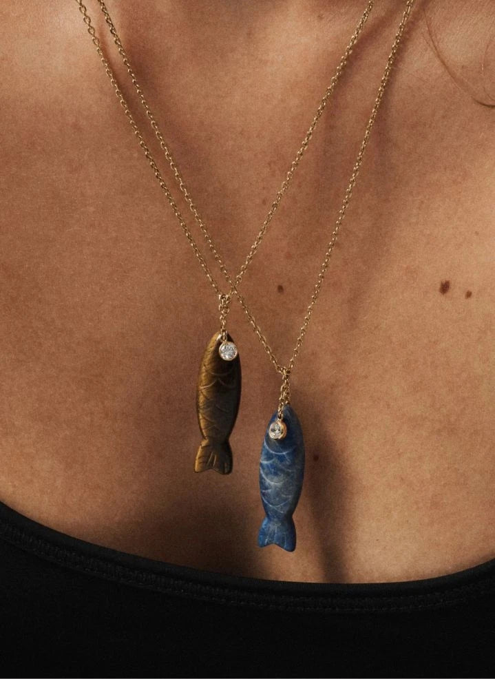 Camille Colette Studio - Isola Lapis Lazuli Necklace | Multi-Colored