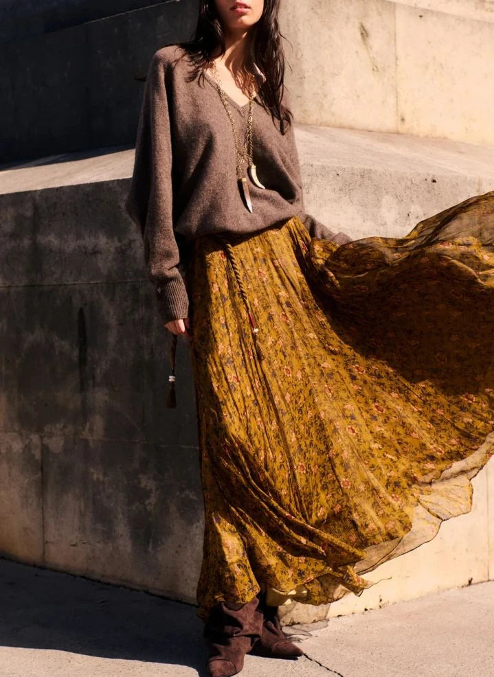 Mes Demoiselles - Amber Skirt | Mustard