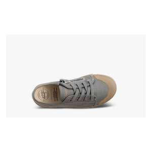 Spring Court - Zip G2 Heavy Low-Waisted Canvas Sneakers | Gray Blue