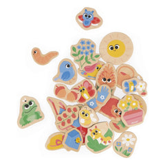 Janod - Garden Magnets - 24 Pieces