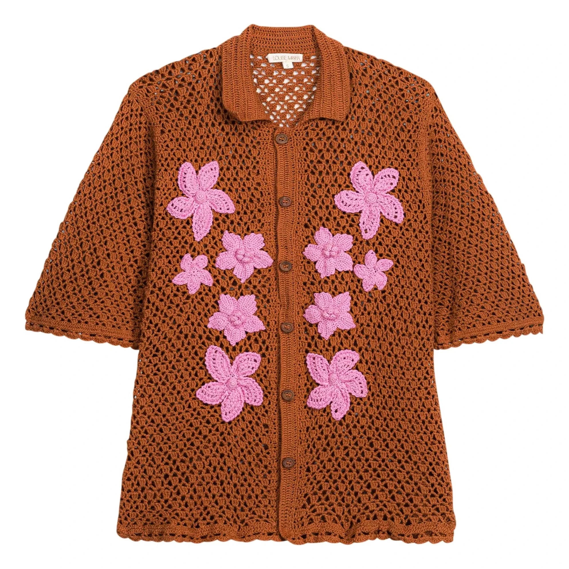 Louise Misha - Aldana Cotton Shirt | Caramel