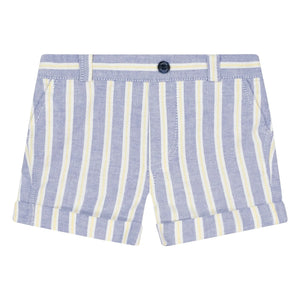 Tartine et Chocolat - Striped Baby Shorts | Indigo Blue