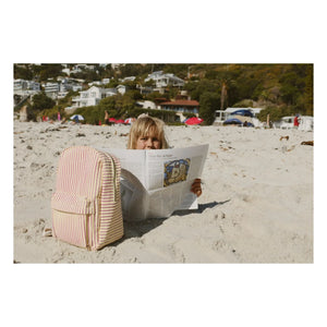 Studio Noos - Striped backpack | Pale yellow