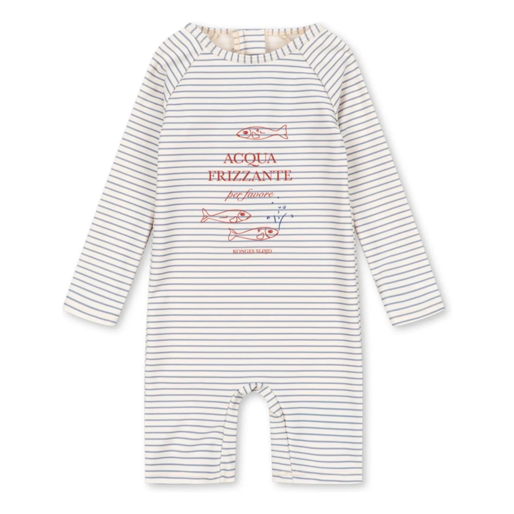 Konges Sløjd - Aster Striped UV Protection Swimwear Recycled Fibres | Beige