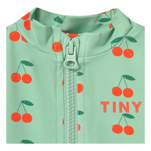 Tinycottons - Cherry Baby UV-Protected Bath T-Shirt | Sea Green