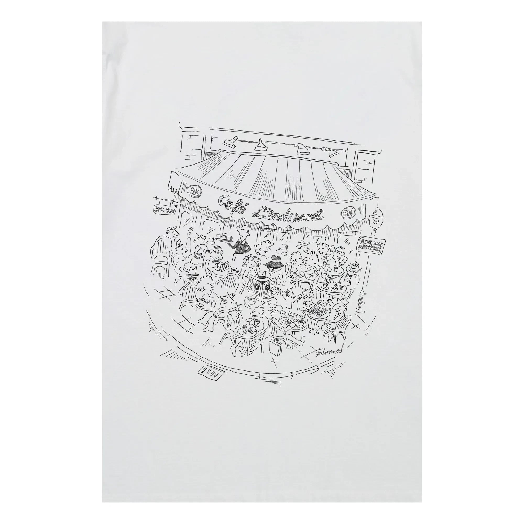 Edmmond Studios - T-Shirt L'Indiscret | White